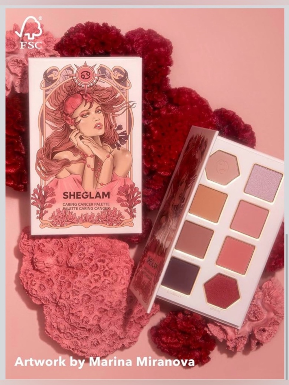 SHEGLAM Caring Cancer Eyeshadow Palette Zodiac